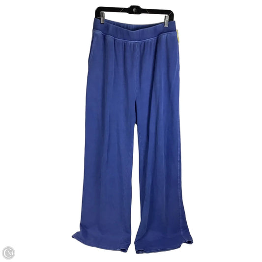 Athletic Pants By Zenana In Blue, Size: Xl