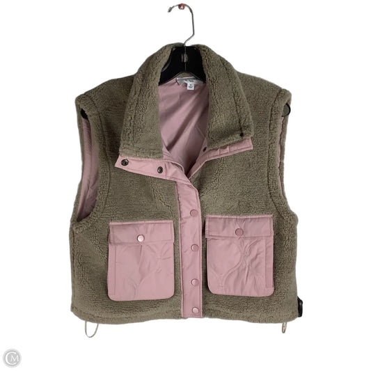 Vest Faux Fur & Sherpa By Eesome In Beige, Size: M