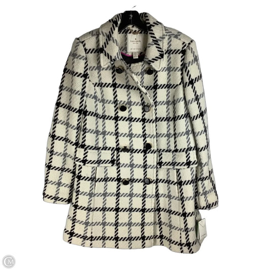 Jacket Designer By Kate Spade In Cream, Size: L