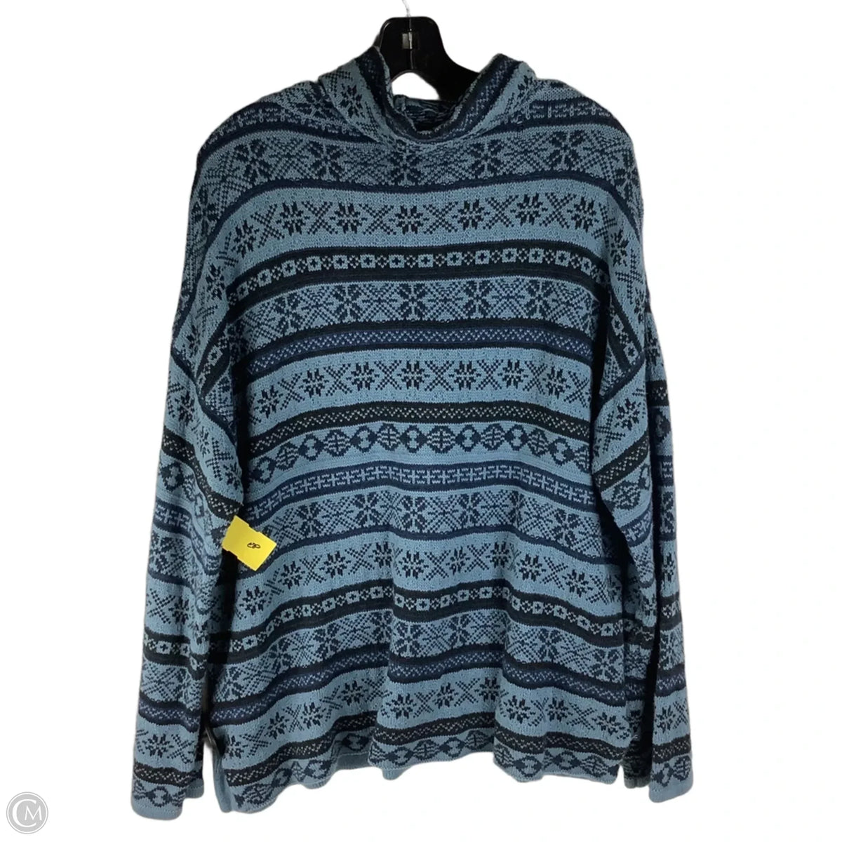 Sweater By Chaps In Blue, Size: Xl