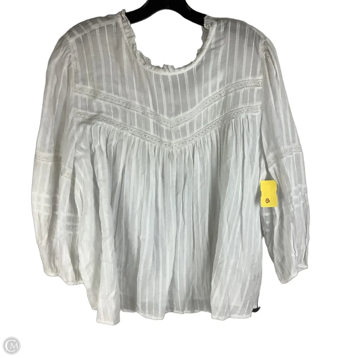 Top Long Sleeve By Universal Thread In White, Size: Xxl