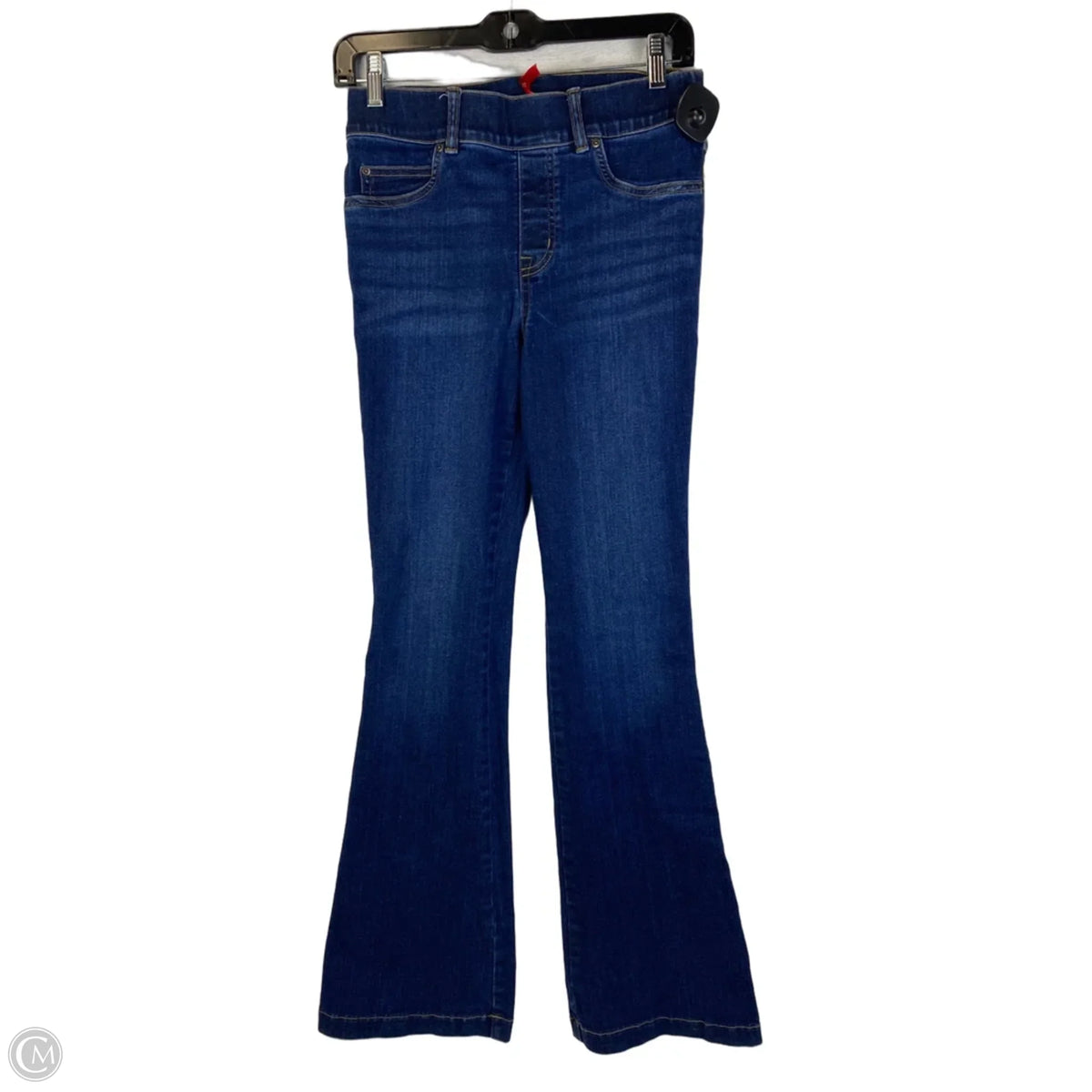 Jeans Flared By Spanx In Blue Denim, Size: S