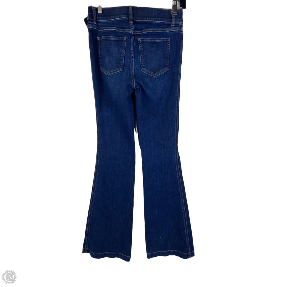 Jeans Flared By Spanx In Blue Denim, Size: S