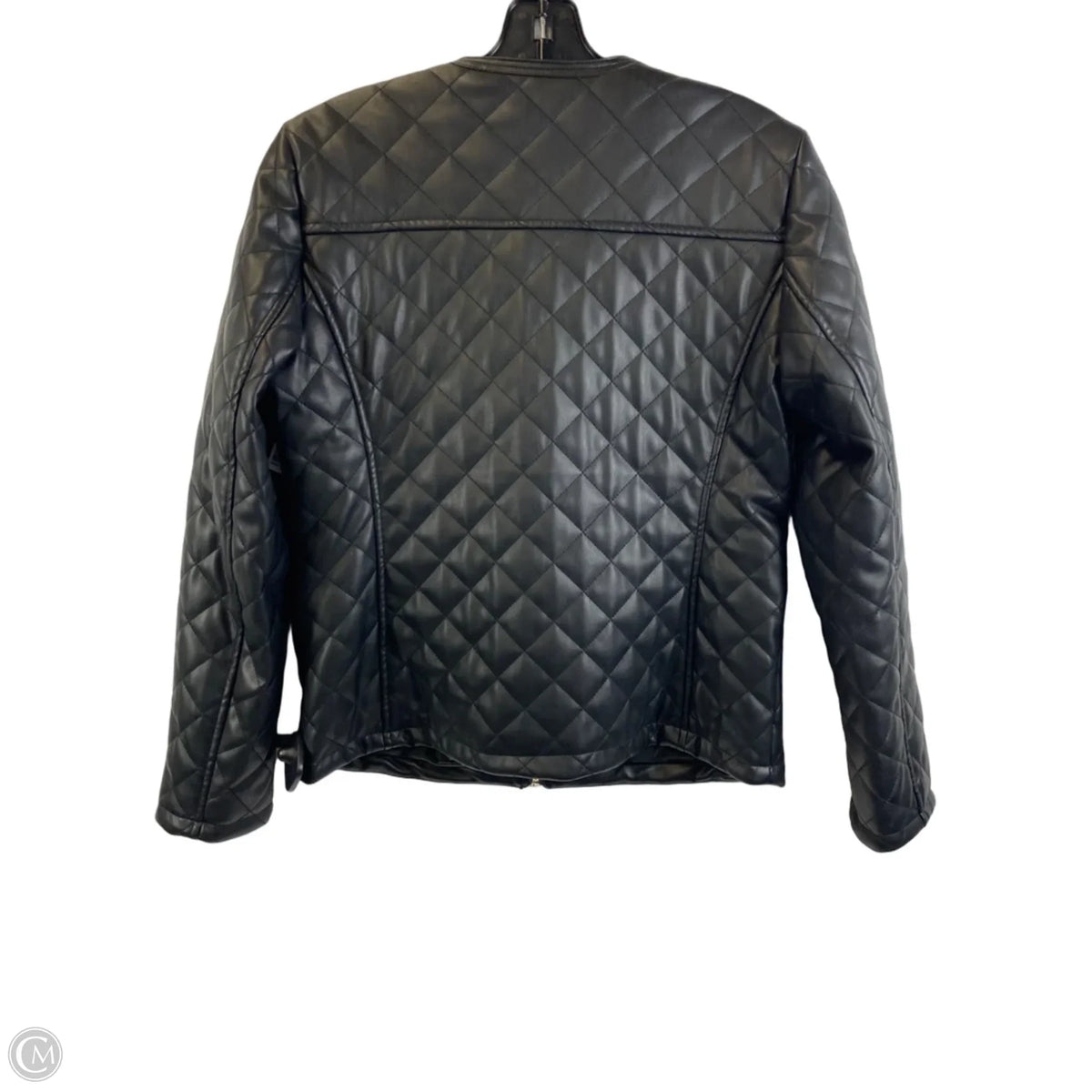 Jacket Moto By Chicos In Black, Size: S