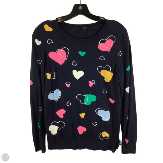 Top Long Sleeve By Talbots In Navy, Size: S