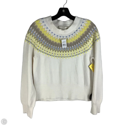 Sweater By Loft In White, Size: S