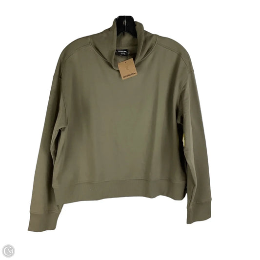 Sweatshirt Crewneck By Eddie Bauer In Green, Size: L