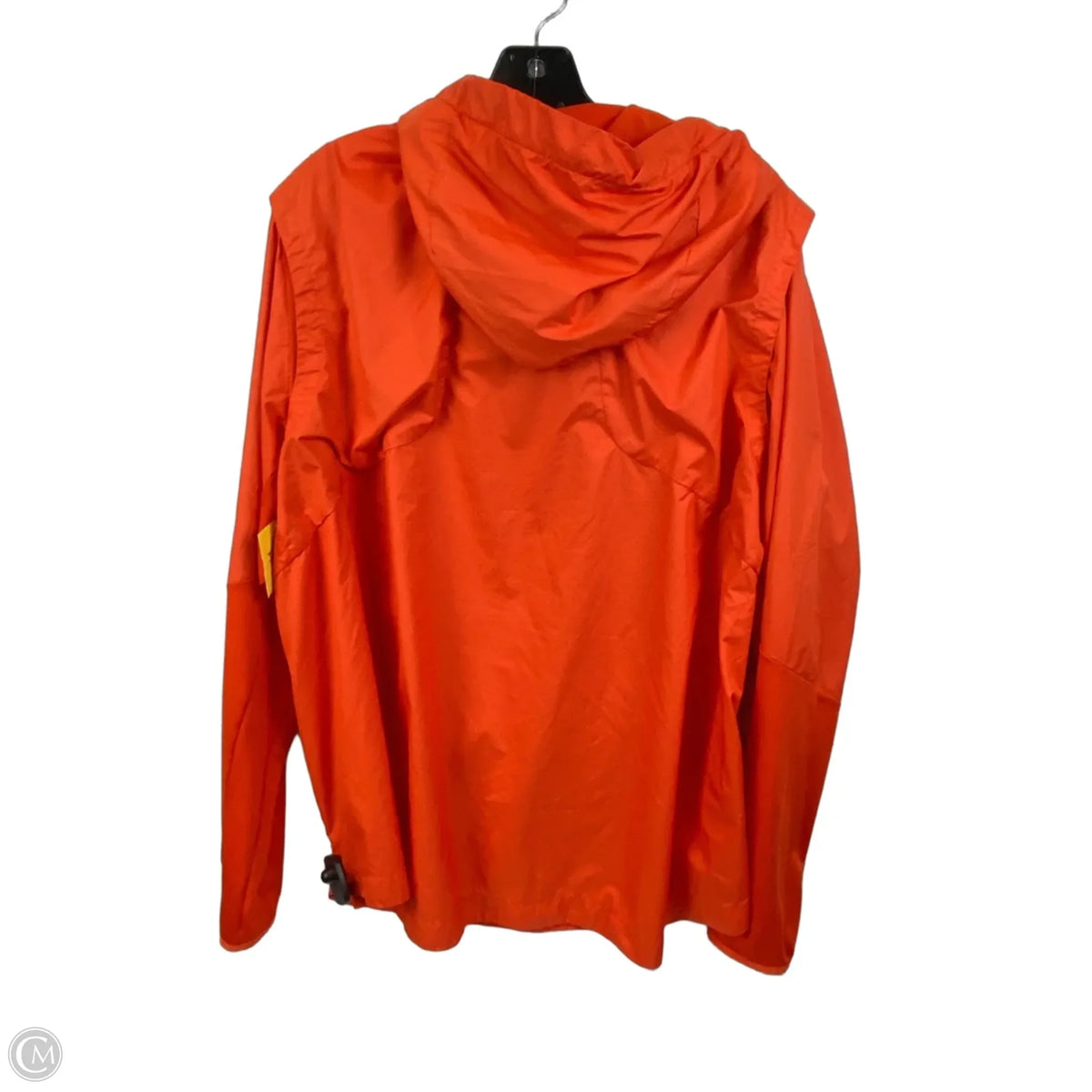 Jacket Windbreaker By Nike In Orange, Size: L
