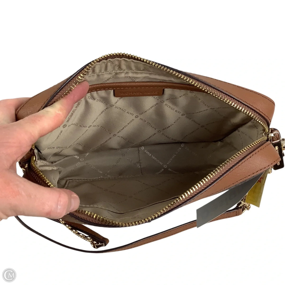 Crossbody Designer By Michael Kors, Size: Medium