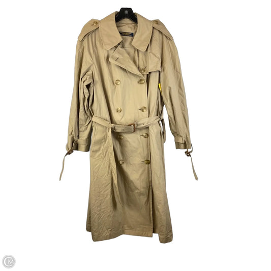 Coat Trench Coat By Brooks Brothers In Beige, Size: 0
