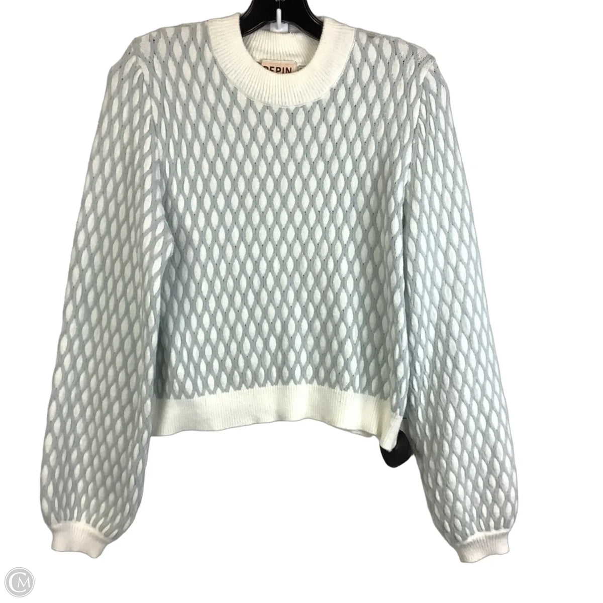 Sweater By Cmc In Grey & White, Size: S