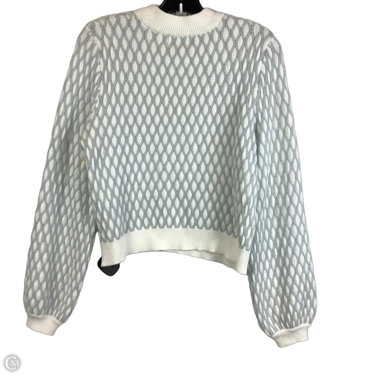 Sweater By Cmc In Grey & White, Size: S