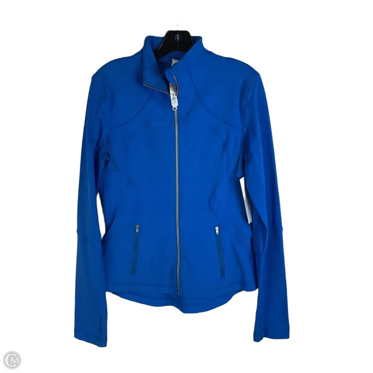 Athletic Jacket By Lululemon In Blue, Size: 8