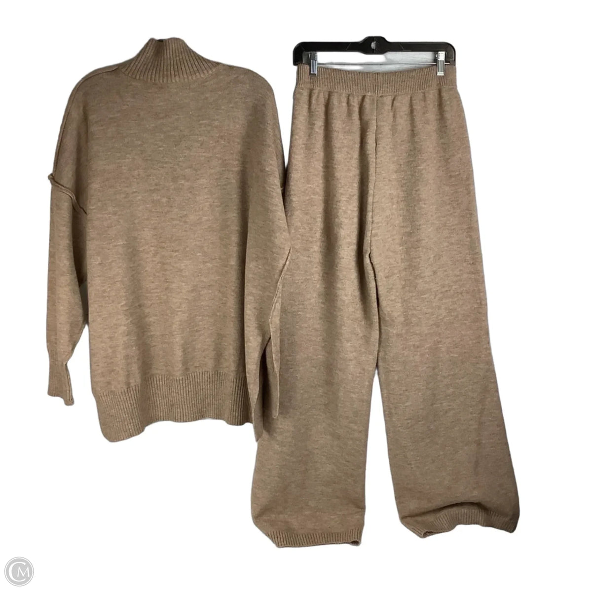 Pants Set 2pc By Commense In Brown, Size: L