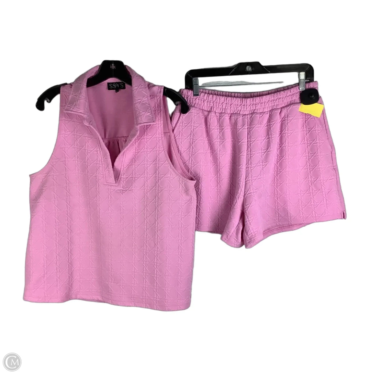 Shorts Set By Ssys In Pink, Size: L