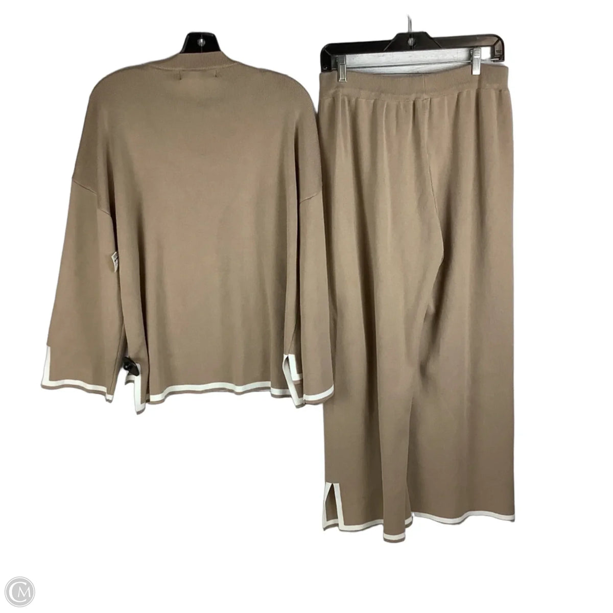 Pants Set 2pc By Cmc In Beige, Size: L