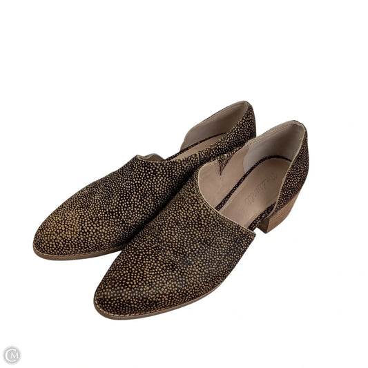 Shoes Heels Block By Madewell In Animal Print, Size: 8.5