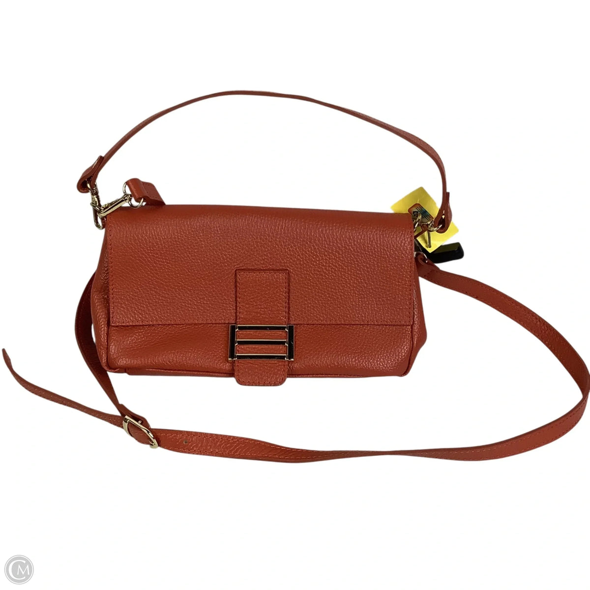 Crossbody Leather By Divina Firenze, Size: Medium