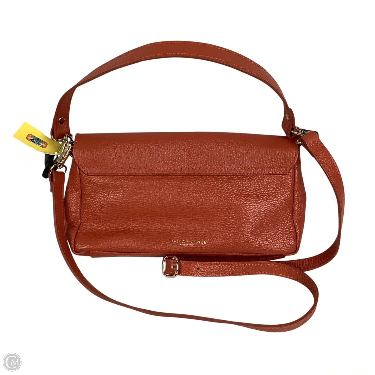 Crossbody Leather By Divina Firenze, Size: Medium