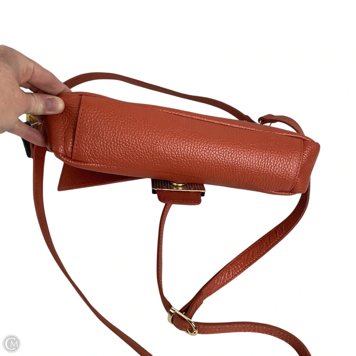 Crossbody Leather By Divina Firenze, Size: Medium