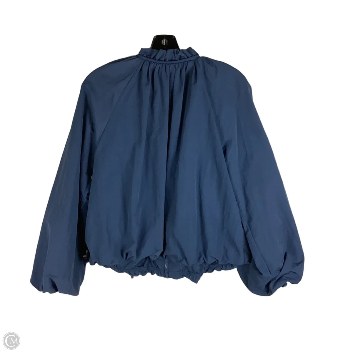 Jacket Windbreaker By Current Air In Blue, Size: M