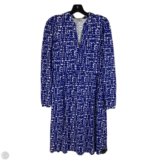 Dress Casual Midi By Boden In Blue, Size: 8