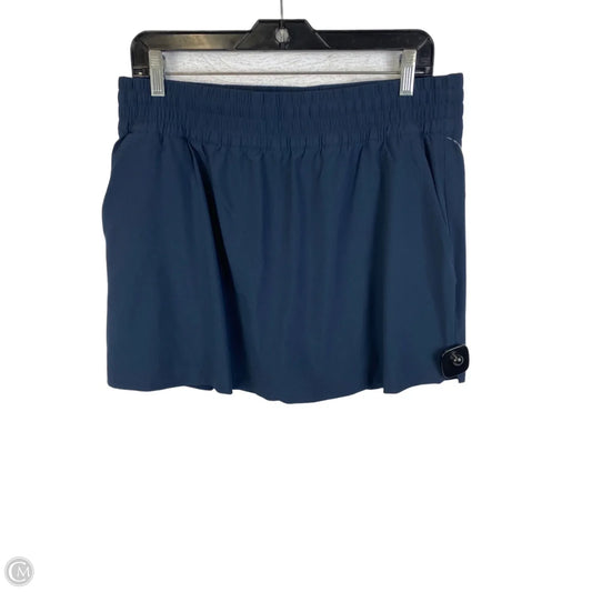 Athletic Skort By Athleta In Navy, Size: L