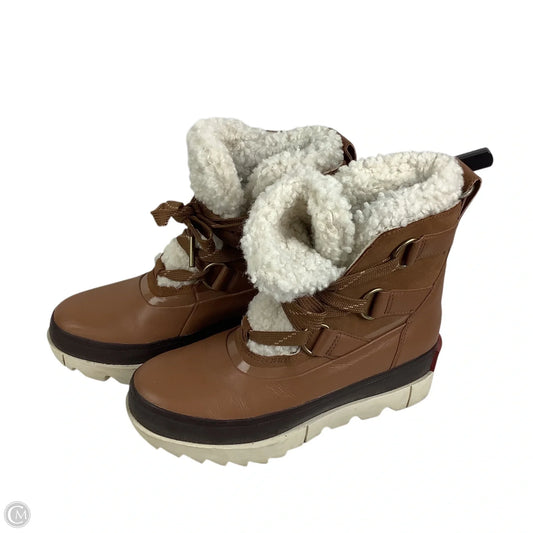 Boots Ankle Flats By Sorel In Brown, Size: 7.5