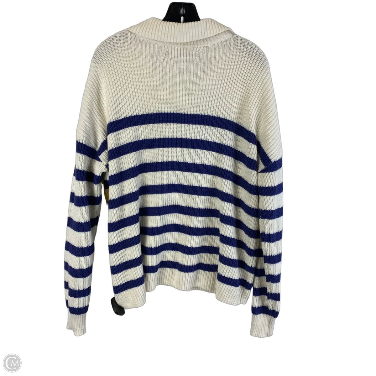 Sweater By Loft In Striped Pattern, Size: M