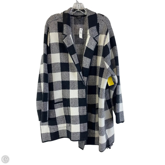 Sweater Cardigan By Talbots In Black, Size: 3x