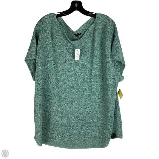 Sweater Short Sleeve By Talbots In Green, Size: 2x