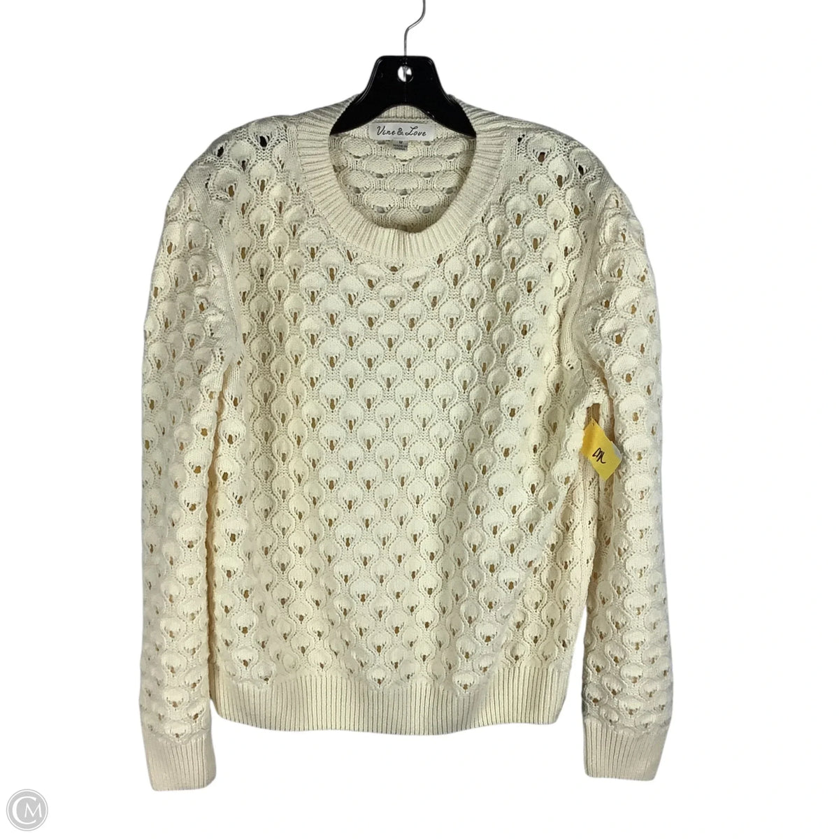 Sweater By Vine & Love In Yellow, Size: M