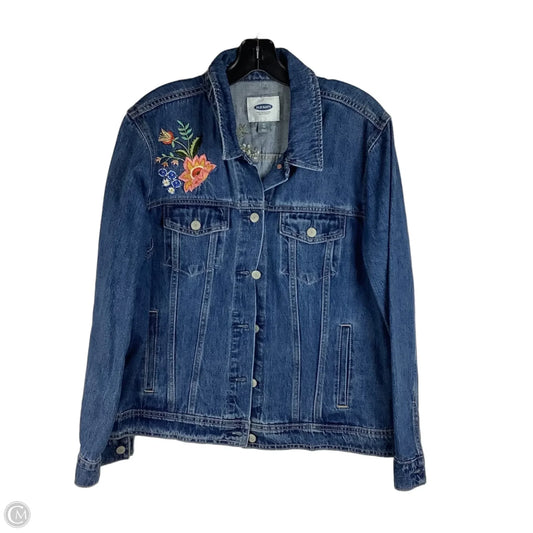 Jacket Denim By Old Navy In Blue Denim, Size: Xl