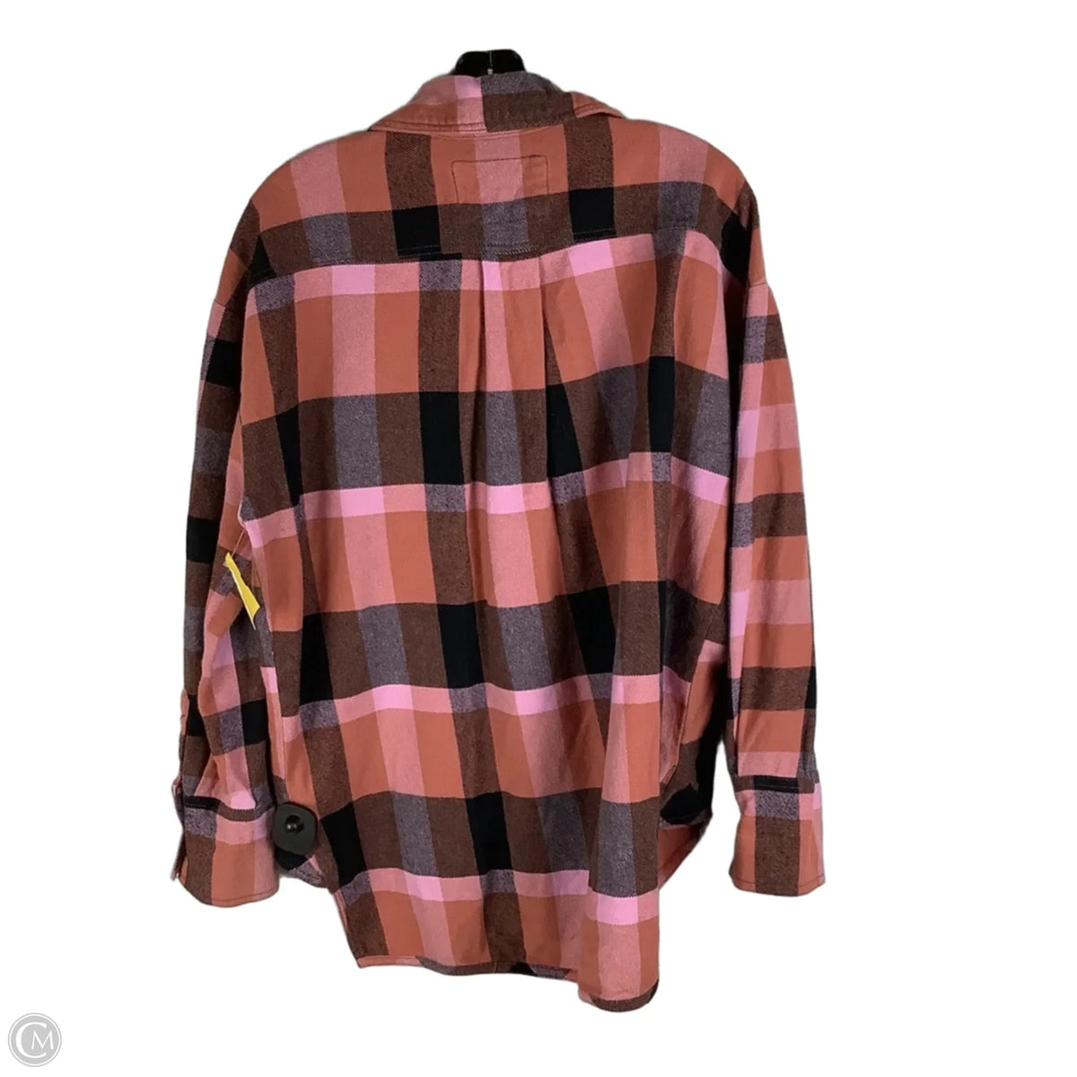Jacket Shirt By We The Free In Plaid Pattern, Size: S