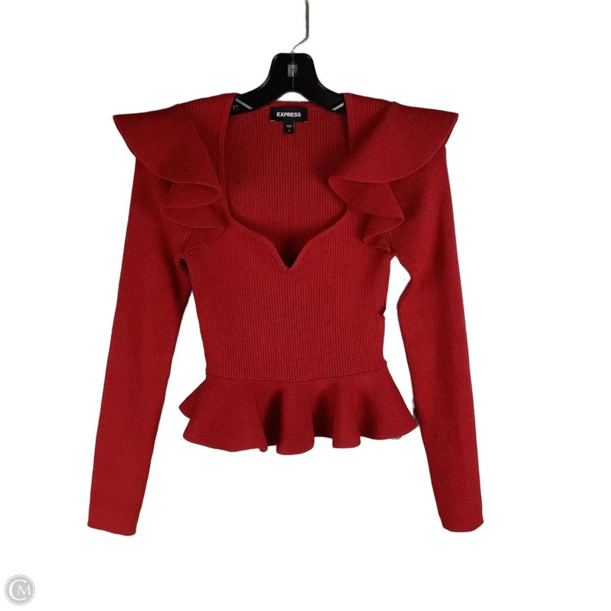 Sweater By Express In Red, Size: S