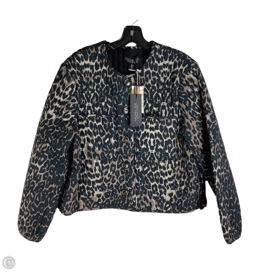 Jacket Puffer & Quilted By Rachel Zoe In Animal Print, Size: L