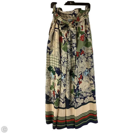 Pants wide legs Maxi By Gracia In Floral Print, Size: L