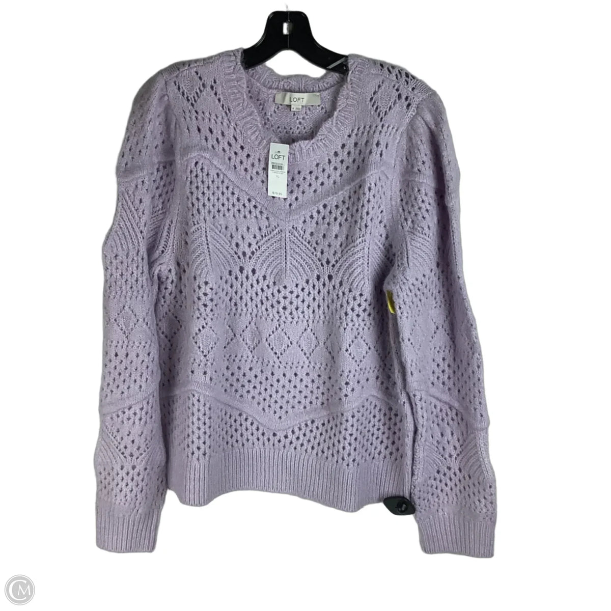 Sweater By Loft In Purple, Size: Xl