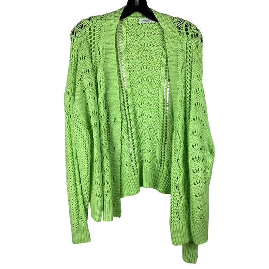 Cardigan By Chicsoul In Green, Size: 1x