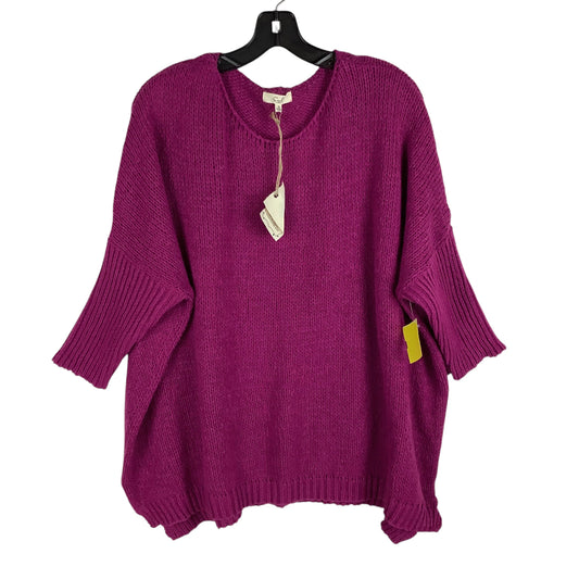 Sweater By Easel In Purple, Size: S