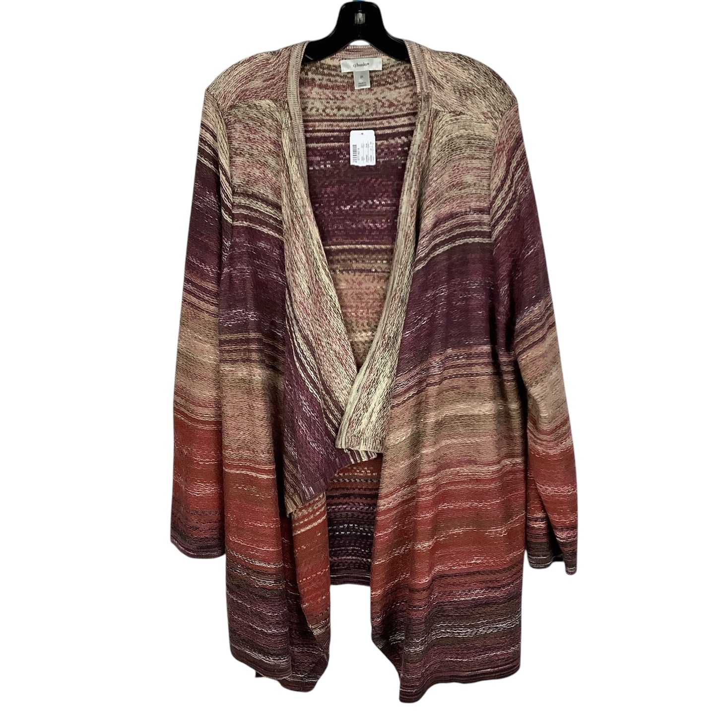 Cardigan By Cj Banks In Brown, Size: 3x