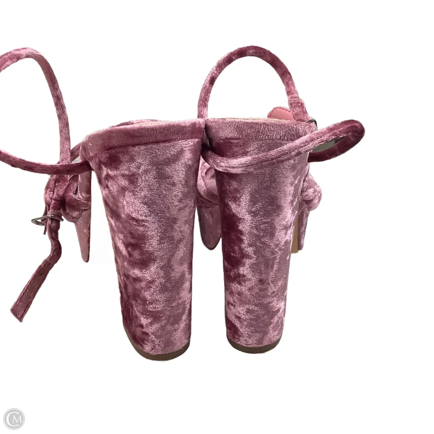 Sandals Heels Wedge By Forever 21 In Pink, Size: 6