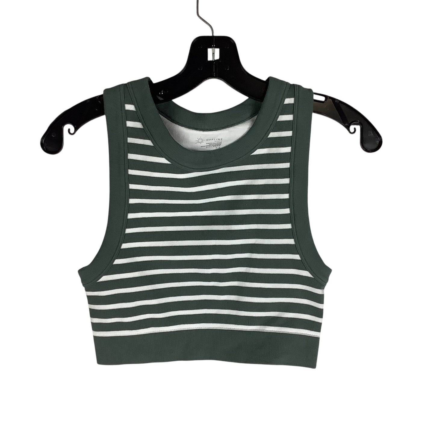 Top Sleeveless By Aerie In Striped Pattern, Size: S