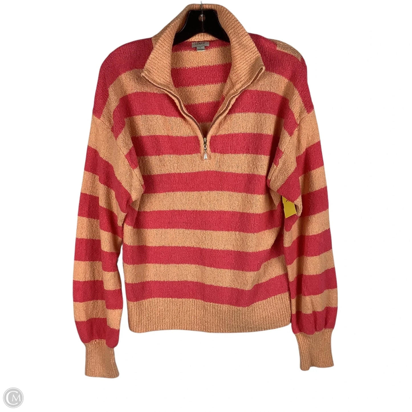 Sweater By J. Crew In Striped Pattern, Size: L