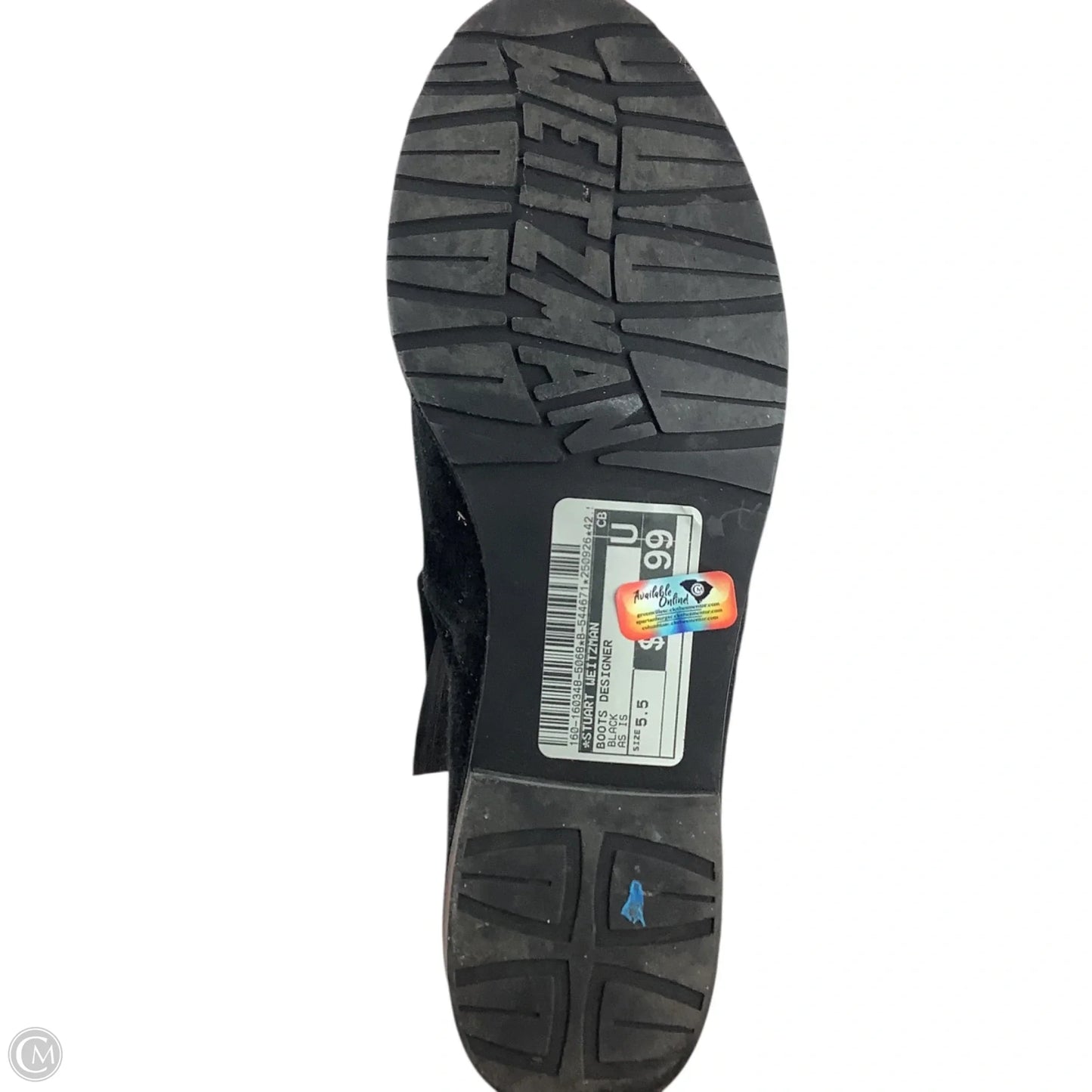 Boots Designer By Stuart Weitzman In Black, Size: 5.5