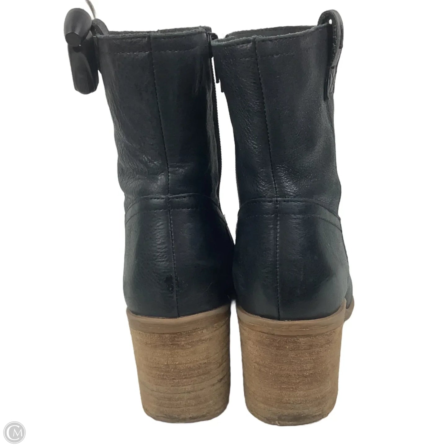 Boots Ankle Heels By Zodiac In Black, Size: 8