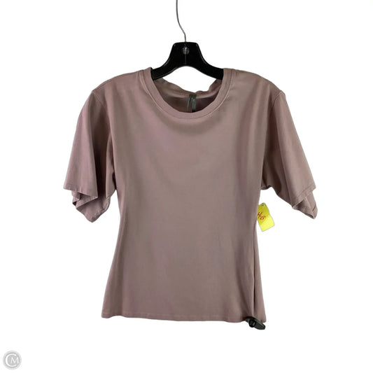Top Short Sleeve By Anthropologie In Purple, Size: Xxs