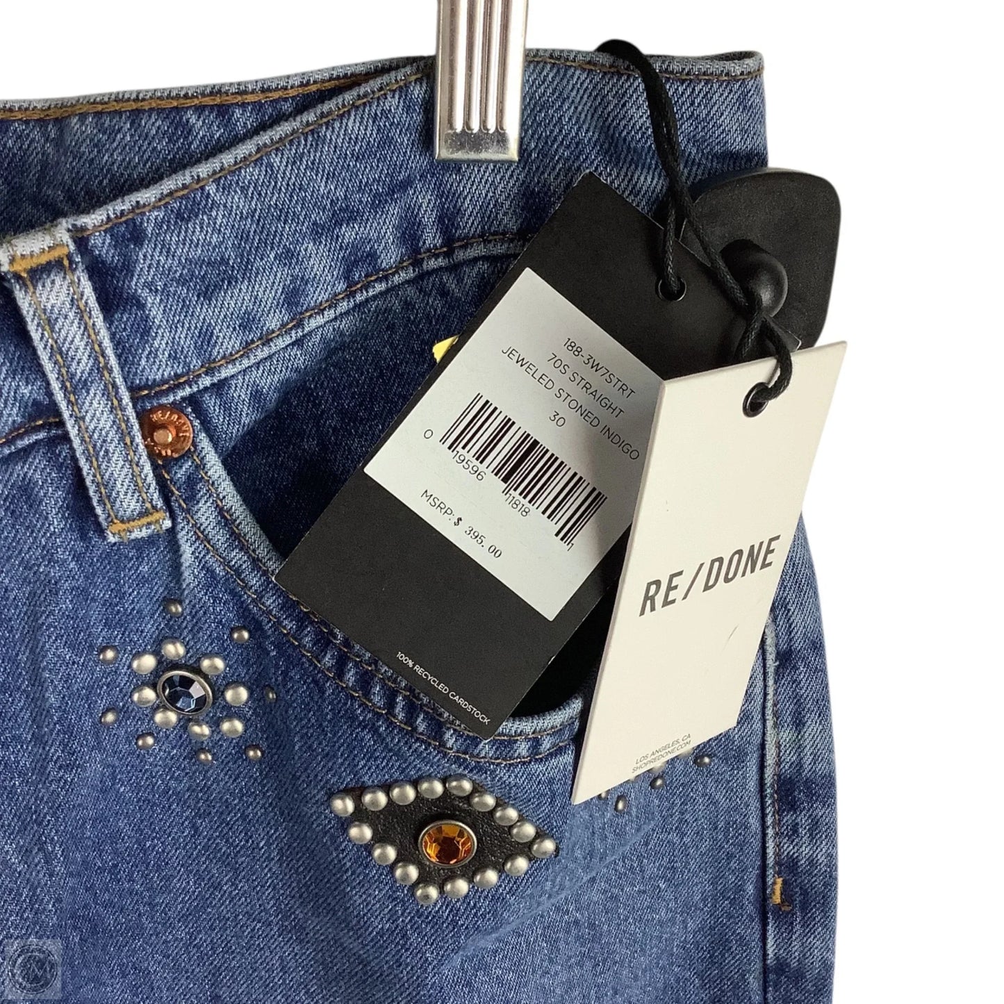 Jeans Wide Leg By Cmc In Blue Denim, Size: 30