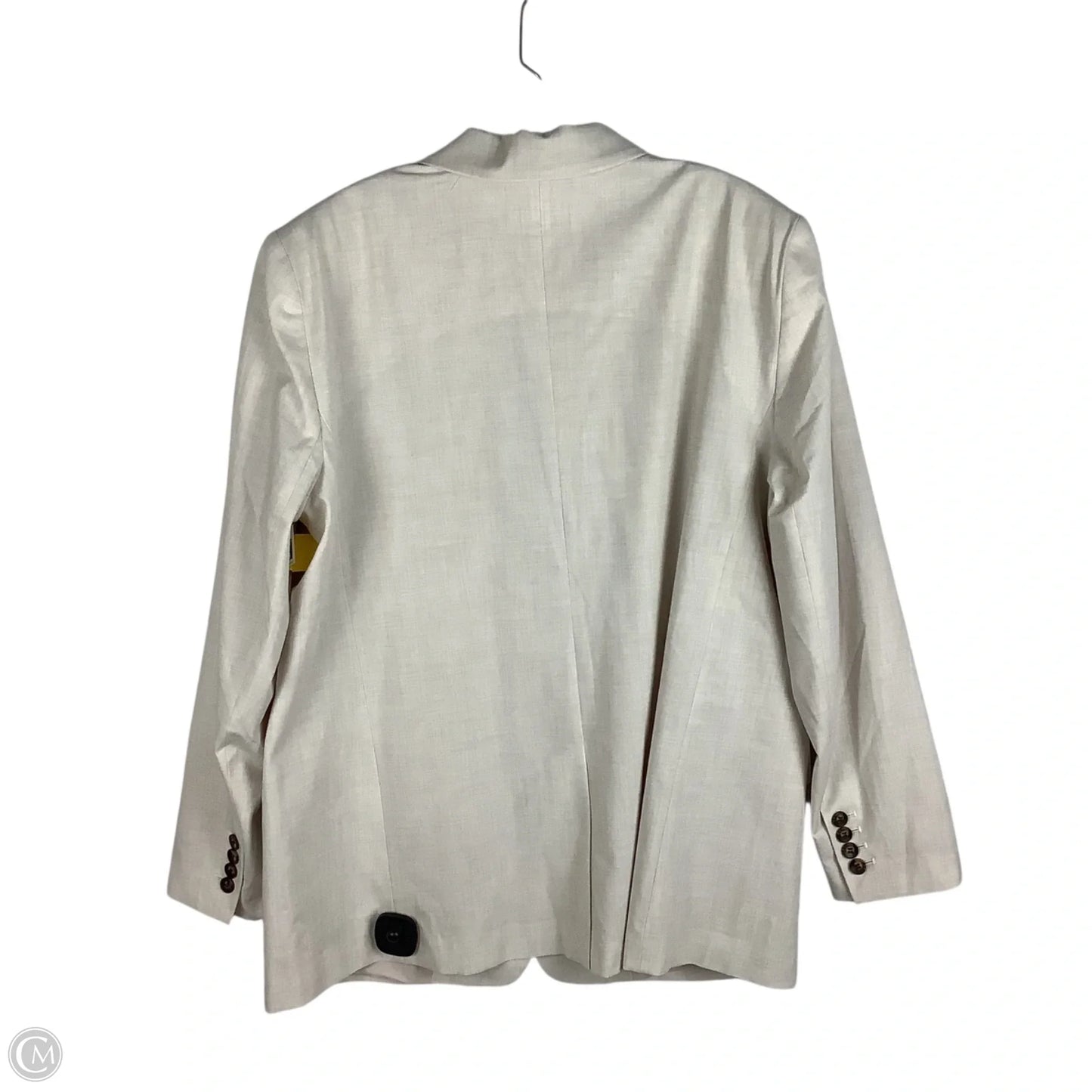 Blazer By Ann Taylor In Cream, Size: 16