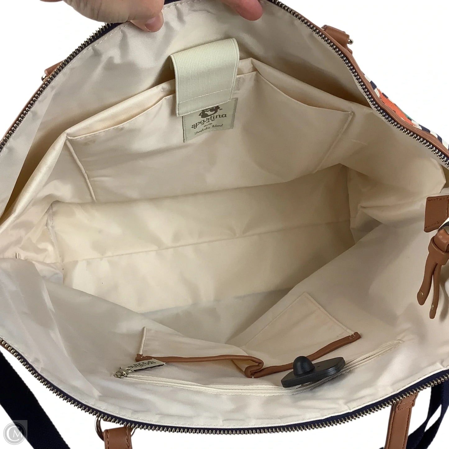 Handbag Tote By Spartina, Size: Medium